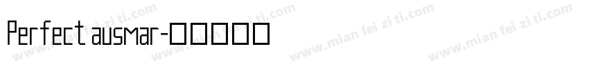 Perfect ausmar字体转换